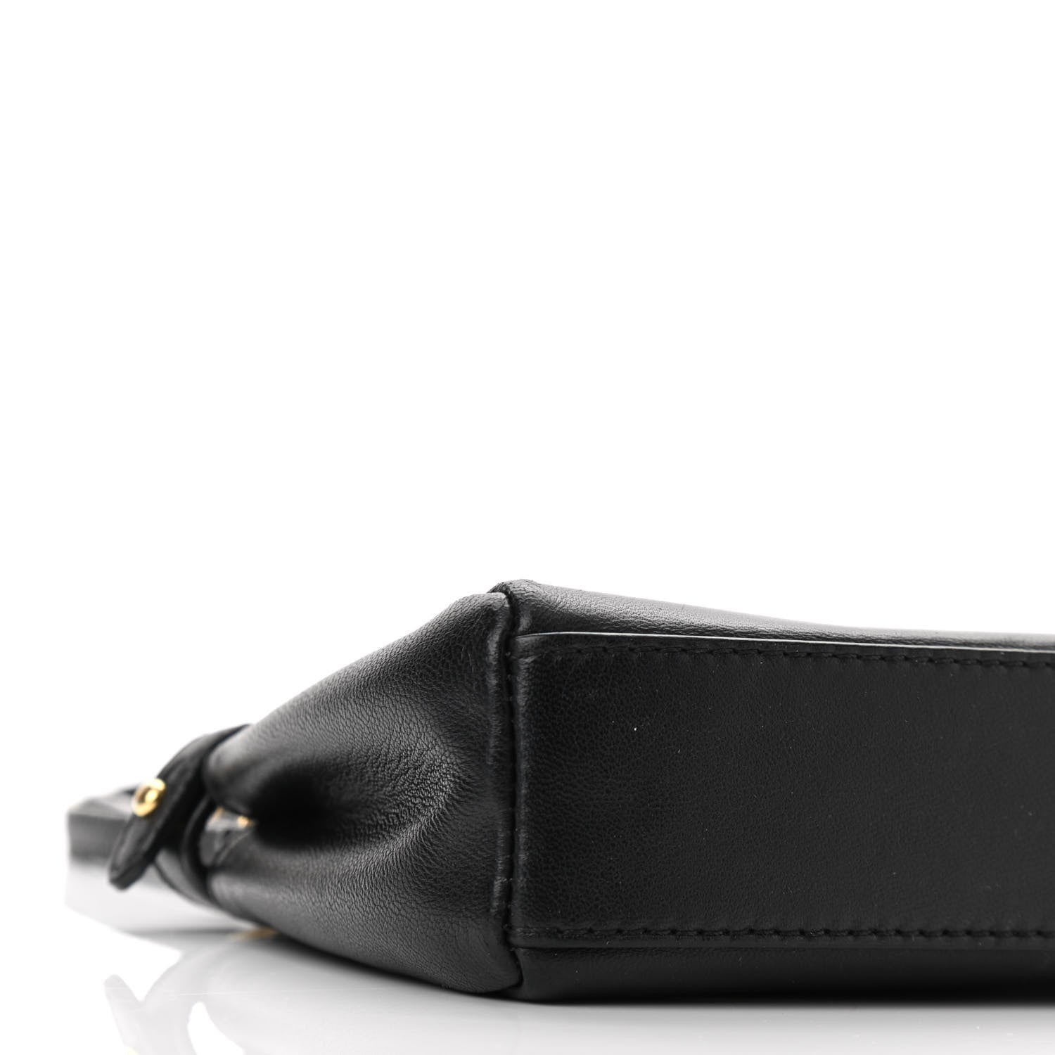 Fendi Nappa Micro Peekaboo Iconic Satchel Black 8 of 9