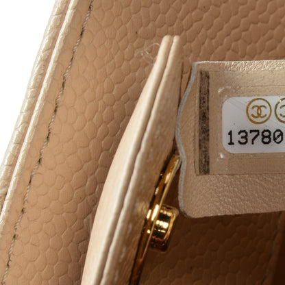 Chanel Caviar Quilted Petit Shopping Tote PST Beige Clair 7 of 7