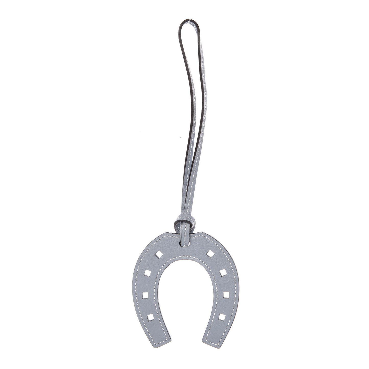 Swift Paddock Horseshoe Bag Charm Bleu Lin