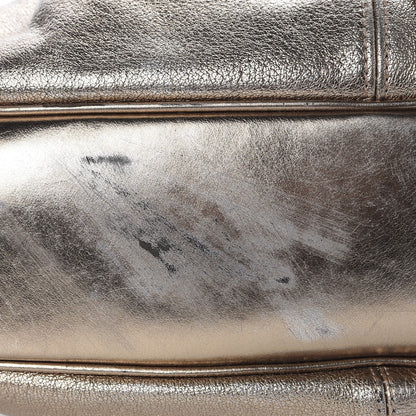 Burberry Metallic Calfskin Warrior Hobo Gold 18 of 19