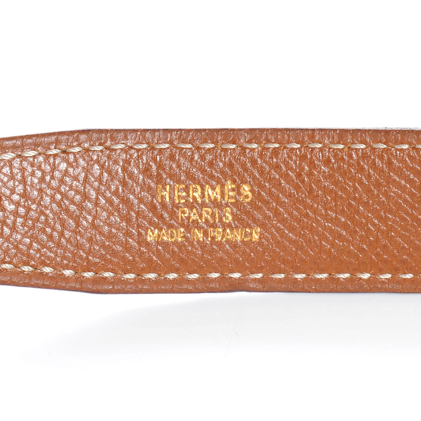 Box Courchevel Constance 24mm H Belt 70 Black Gold