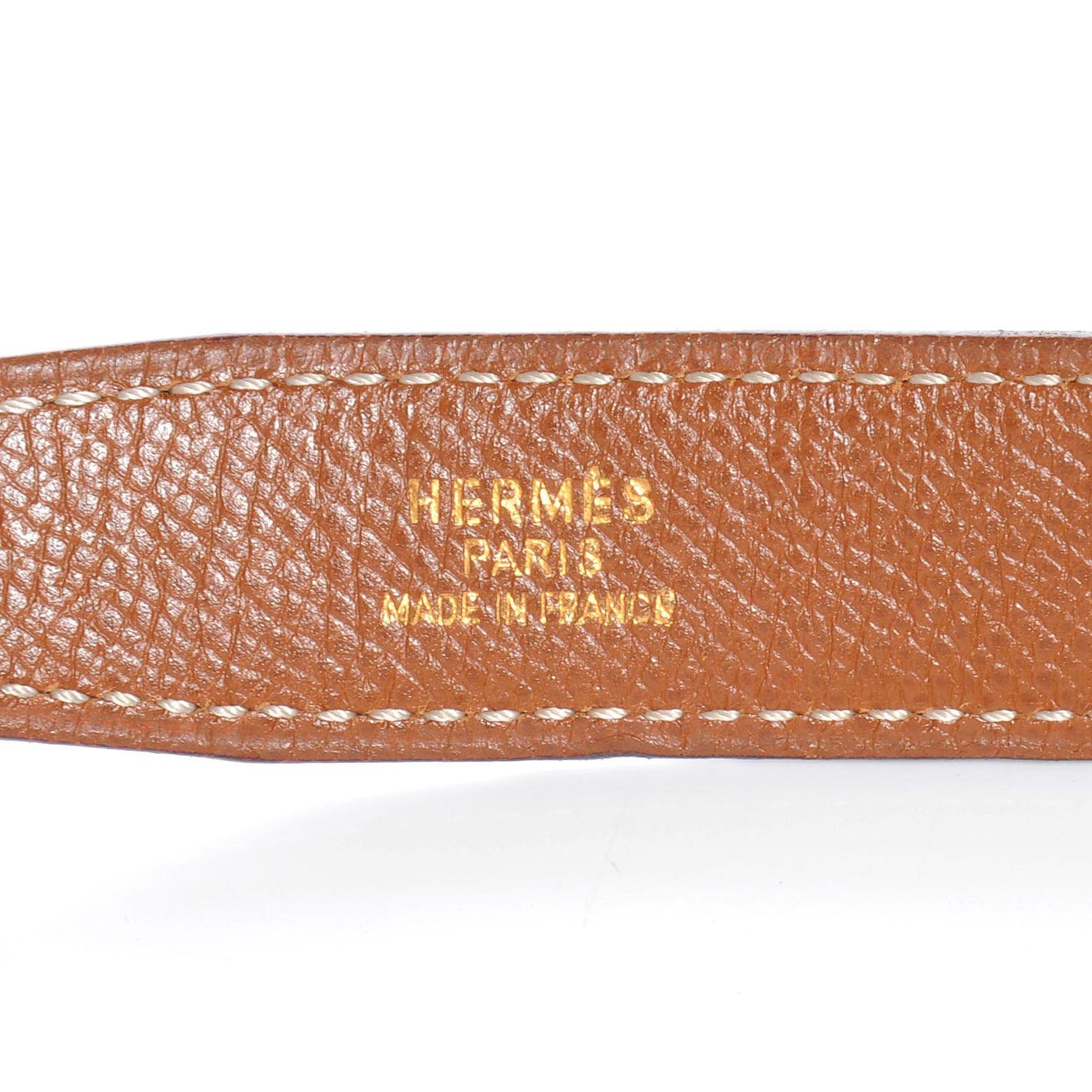 Hermes Box Courchevel Constance 24mm H Belt 70 Black Gold 5 of 6