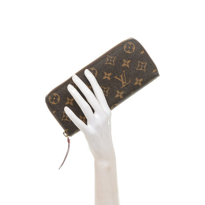 Louis Vuitton Monogram Clemence Wallet Fuchsia 2 of 6