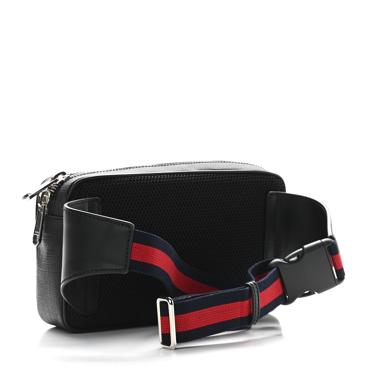 Gucci Soft GG Supreme Monogram Web Belt Bag Black Grey 3 of 9