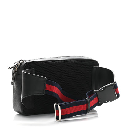 Gucci Soft GG Supreme Monogram Web Belt Bag Black Grey 3 of 9