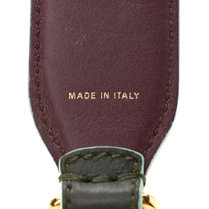 Fendi Vitello Dolce Bi-Color Degrade Studded Strap You Verde Prato Bordeaux 5 of 7