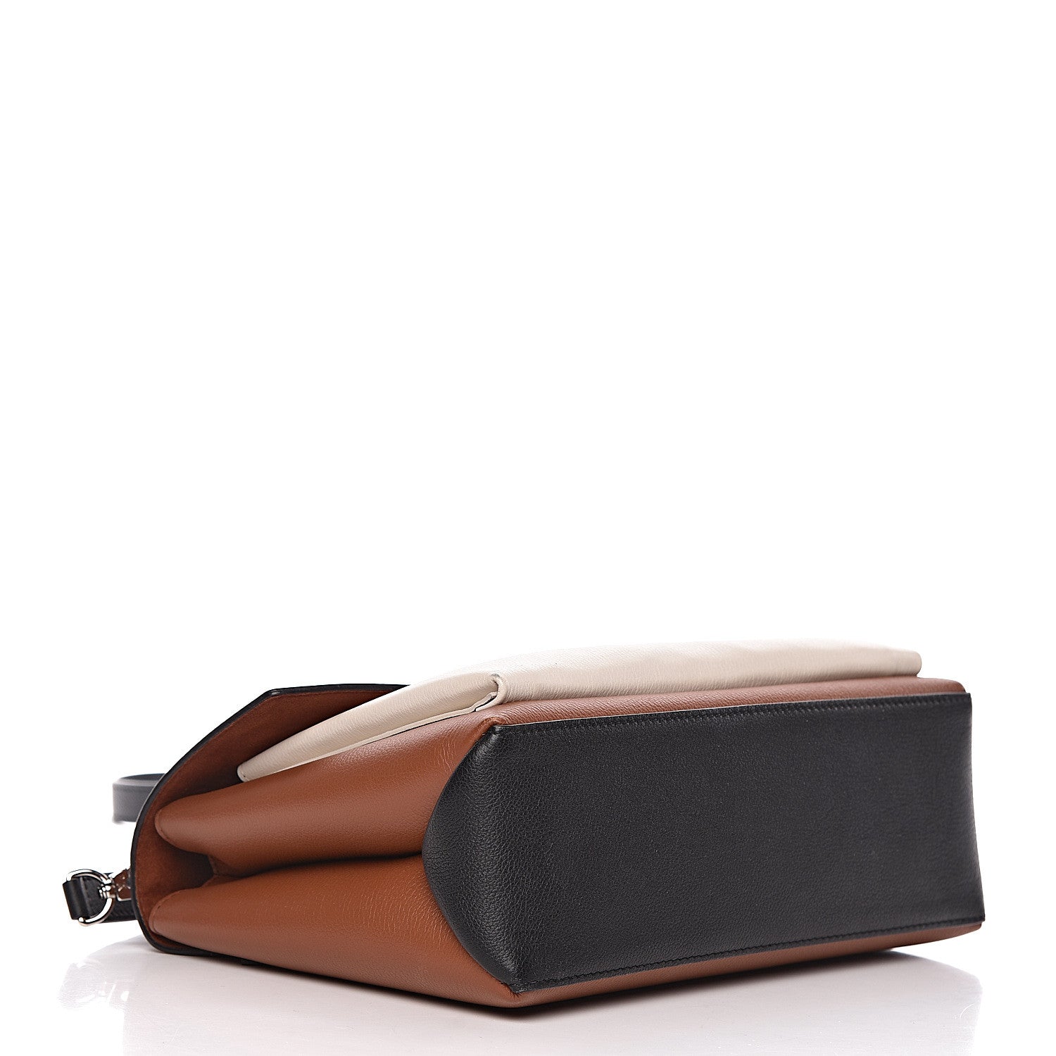 Louis Vuitton Soft Calfskin My Lockme Top Handle Caramel Creme Black 4 of 11