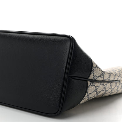 Gucci GG Supreme Monogram Web Large Ophidia Shoulder Bag Beige Navy 10 of 10