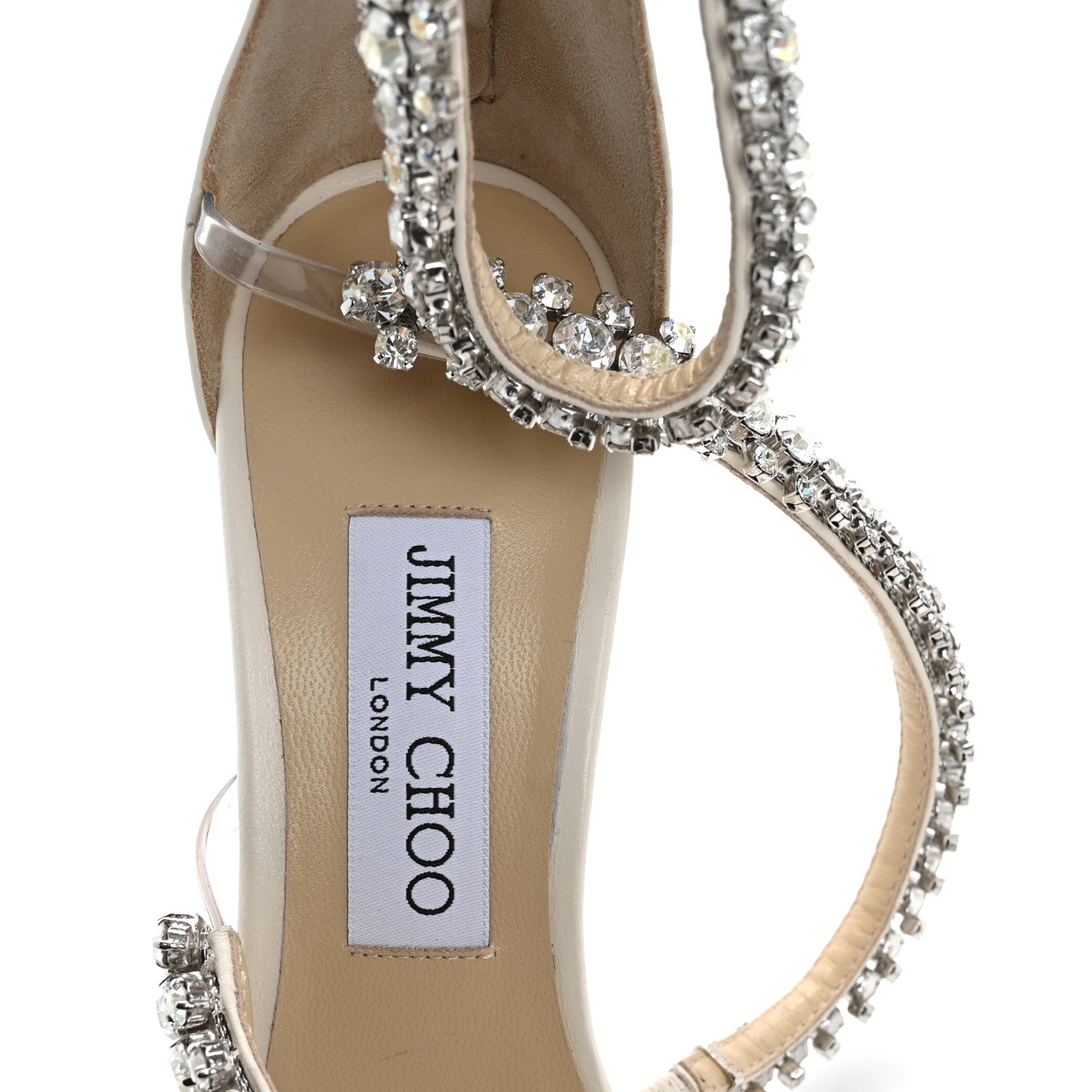 Jimmy Choo Nappa Josefine 100 Sandals 39 Latte 7 of 8