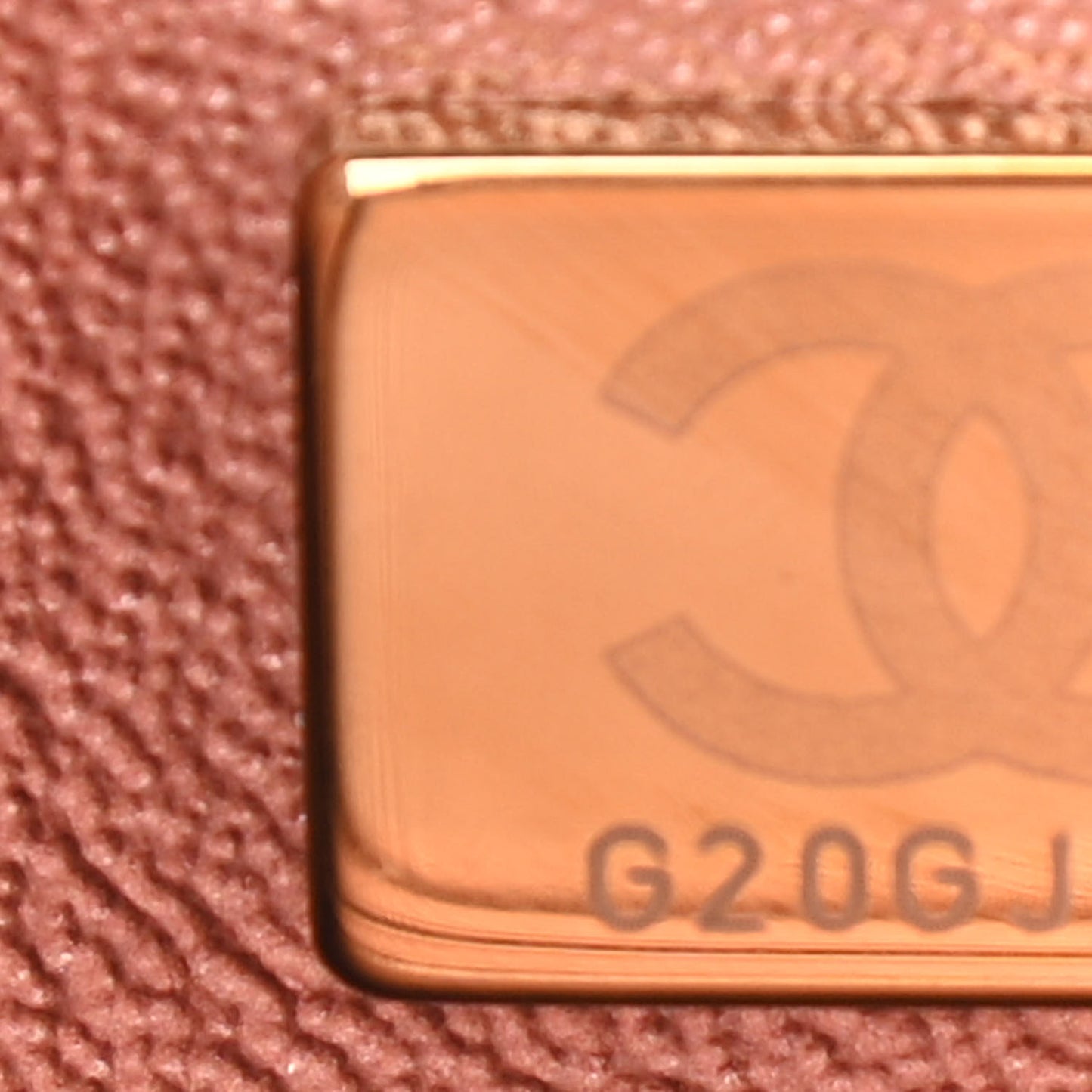 Metallic Grained Calfskin Quilted 2.55 Reissue Mini Flap Copper Pink