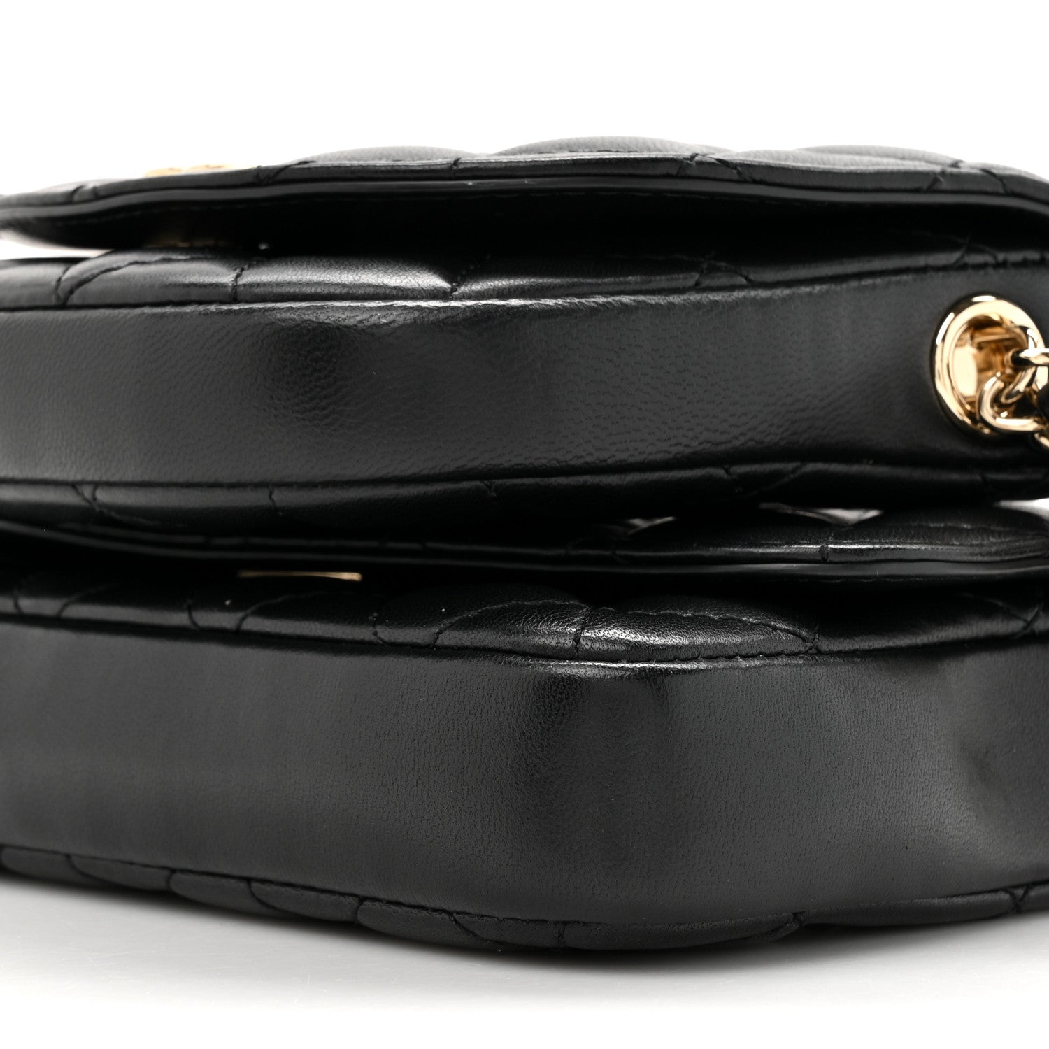 Chanel Lambskin Quilted Side Packs Black 11 of 16