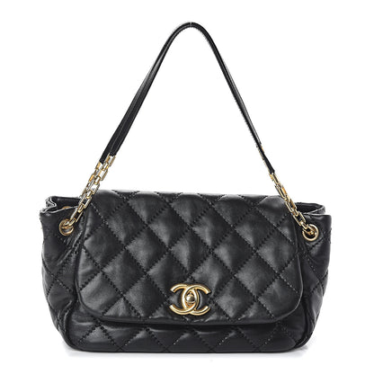 Chanel Calfskin Quilted Retro Chain Flap Black 1 of 9