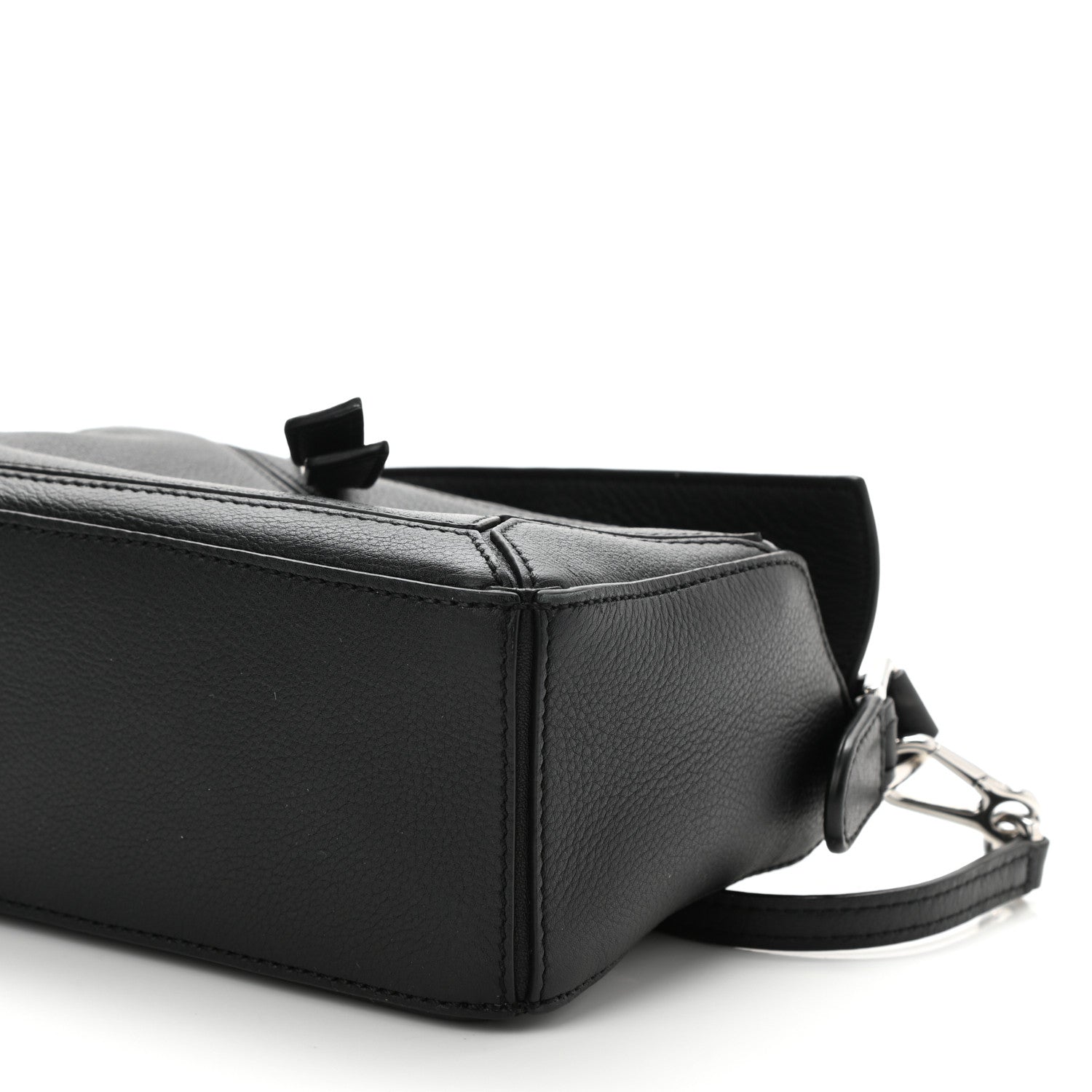 Loewe Calfskin Mini Puzzle Bag Black 9 of 9