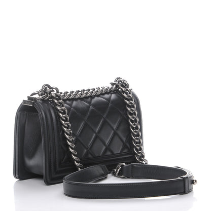 Chanel Calfskin Quilted Small Boy Flap Black 3 of 8