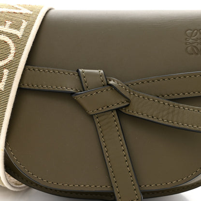 Loewe Calfskin Jacquard Mini Gate Dual Bag Autumn Green 8 of 10