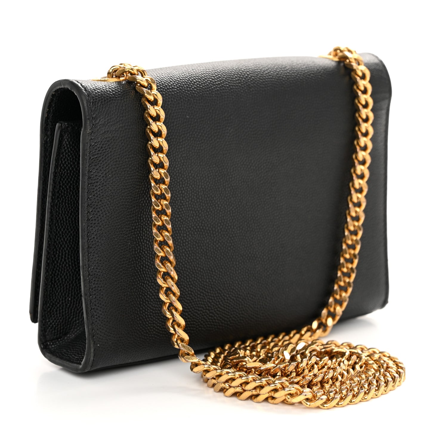 Grain De Poudre Small Monogram Kate Satchel Black
