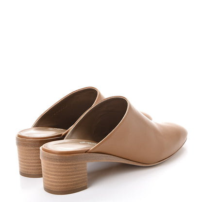 Hermes Calfskin Reveuse Mules 37.5 Palissandre 4 of 12
