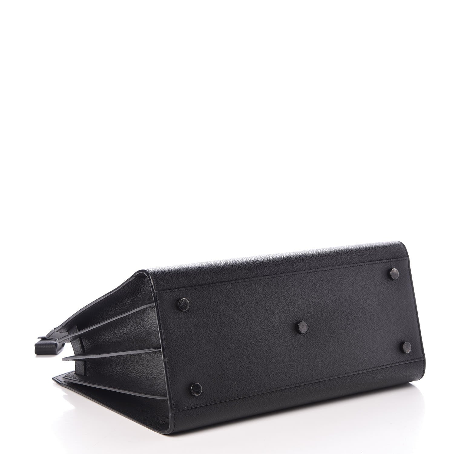 Saint Laurent Grained Calfskin Small Sac De Jour Black 5 of 8