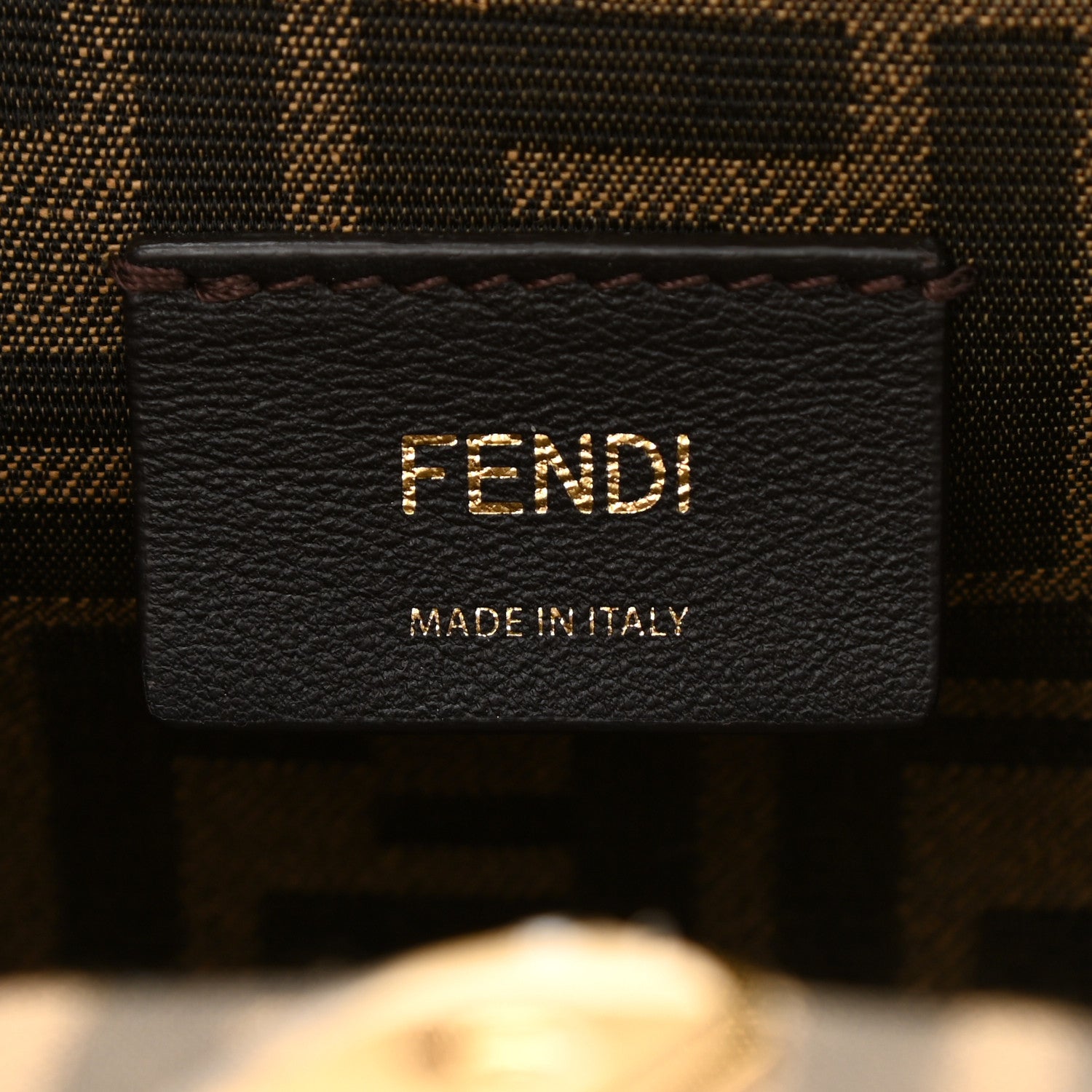 Fendi Shiny Nappa Small Fendi First Black 6 of 10