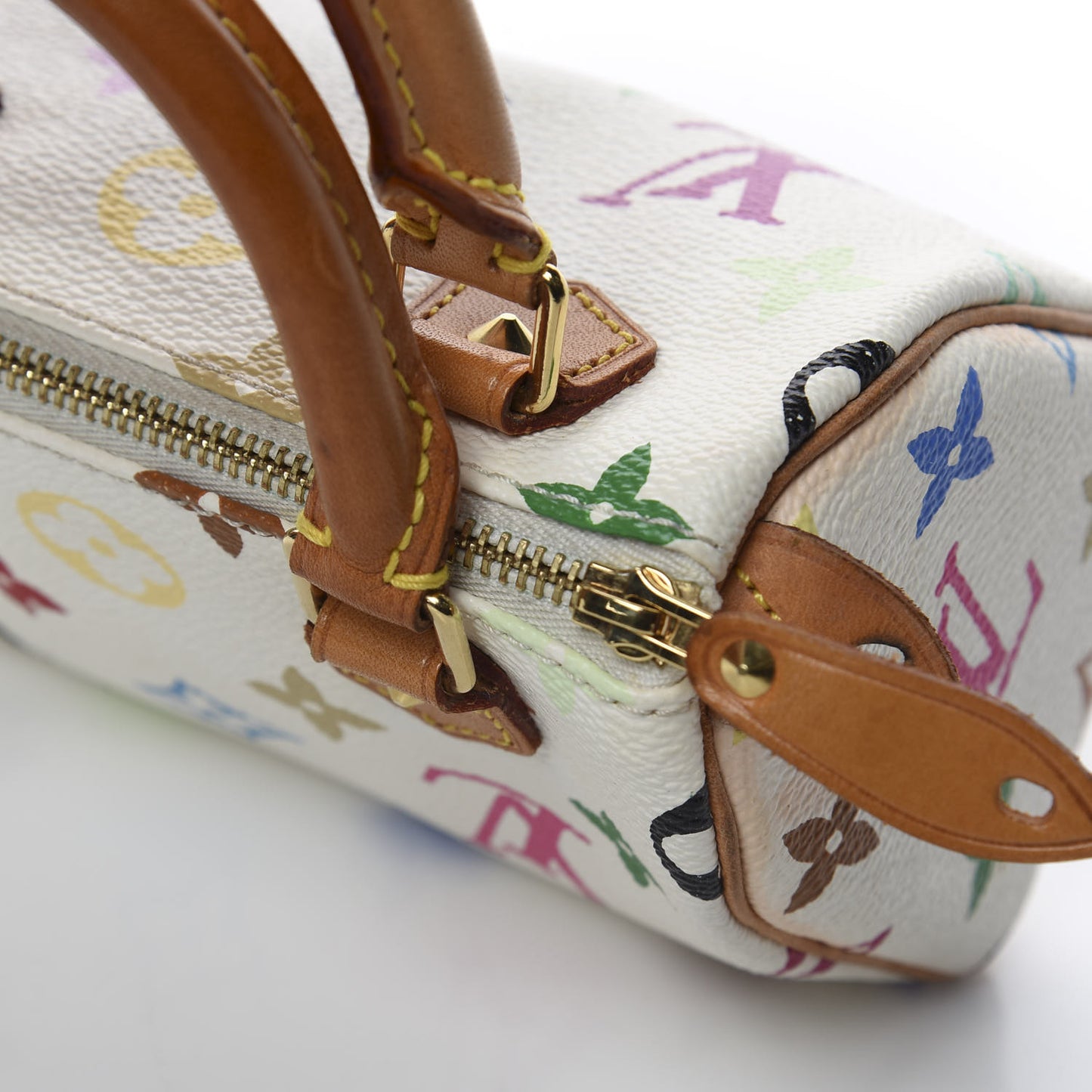 Monogram Multicolor Mini Sac HL Speedy White