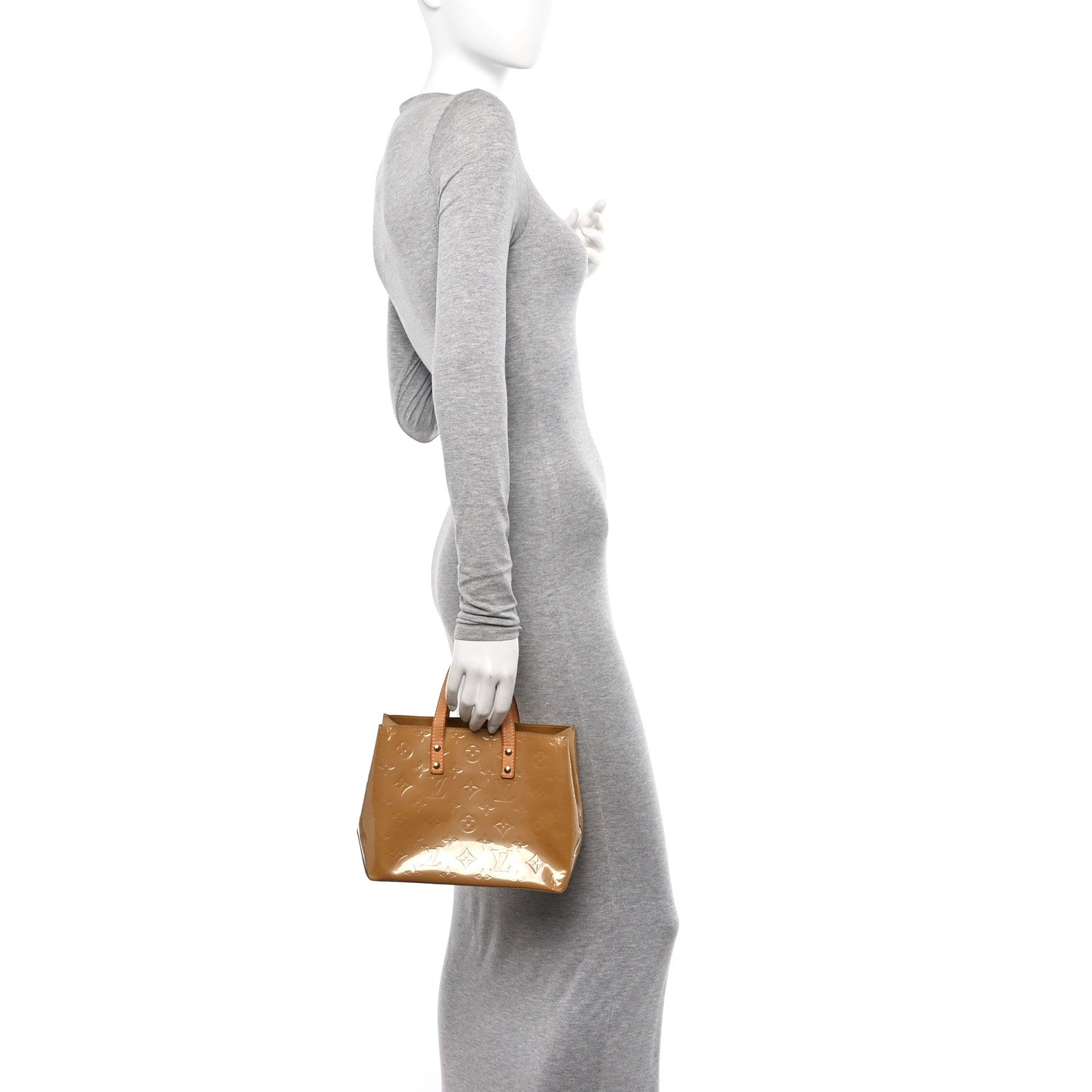 Louis Vuitton Vernis Reade PM Beige 2 of 10