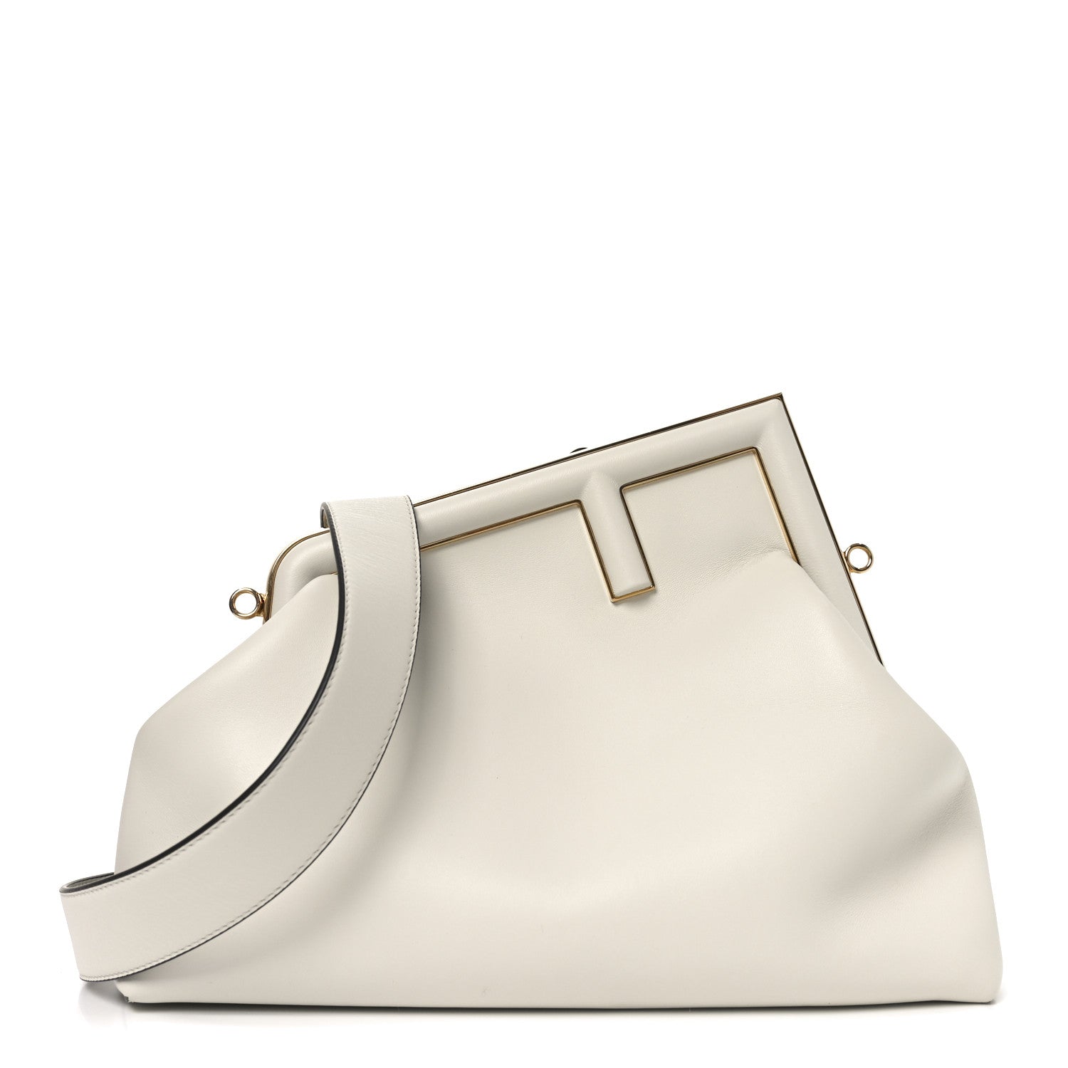 Fendi Shiny Nappa Medium Fendi First Ghiaia 1 of 10