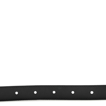 Gucci Calfskin Pearl Double G 20mm Belt 90 36 Black Cream 4 of 6