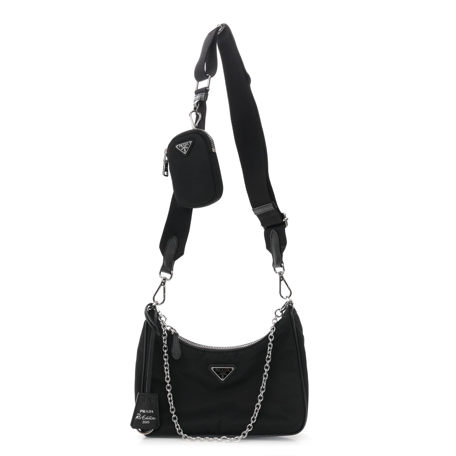 Prada Nylon Re-Edition 2005 Shoulder Bag Black 1 of 11