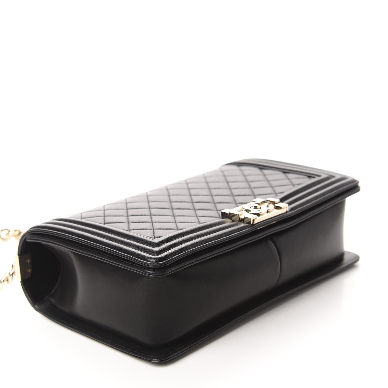 Chanel Lambskin Quilted New Medium Boy Flap Black 4 of 12