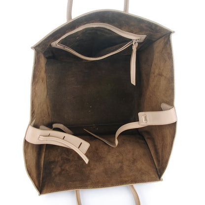 Celine Supple Calfskin Medium Phantom Luggage Beige 5 of 10