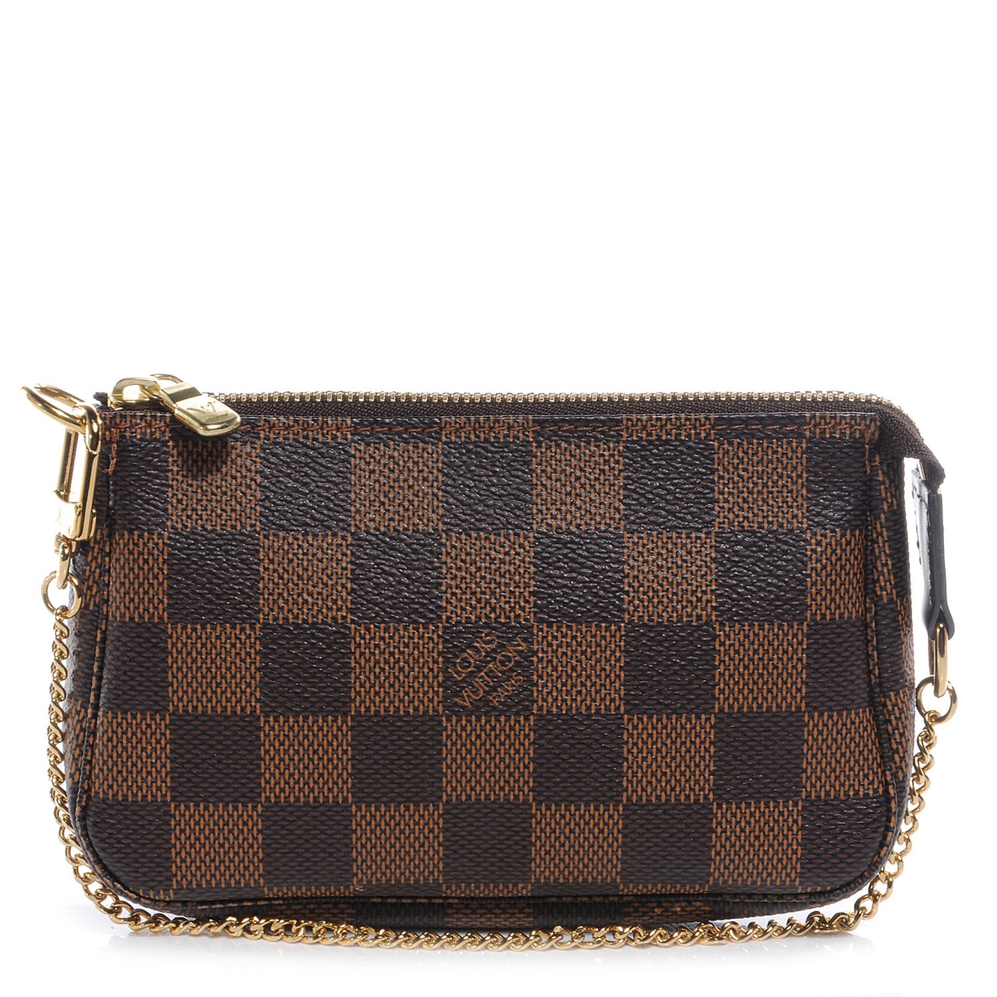 Damier Ebene Mini Pochette Accessories Bag