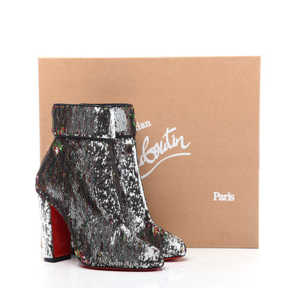 Christian Louboutin Paillettes Moulamax 100 Booties 35.5 Multicolor 8 of 8