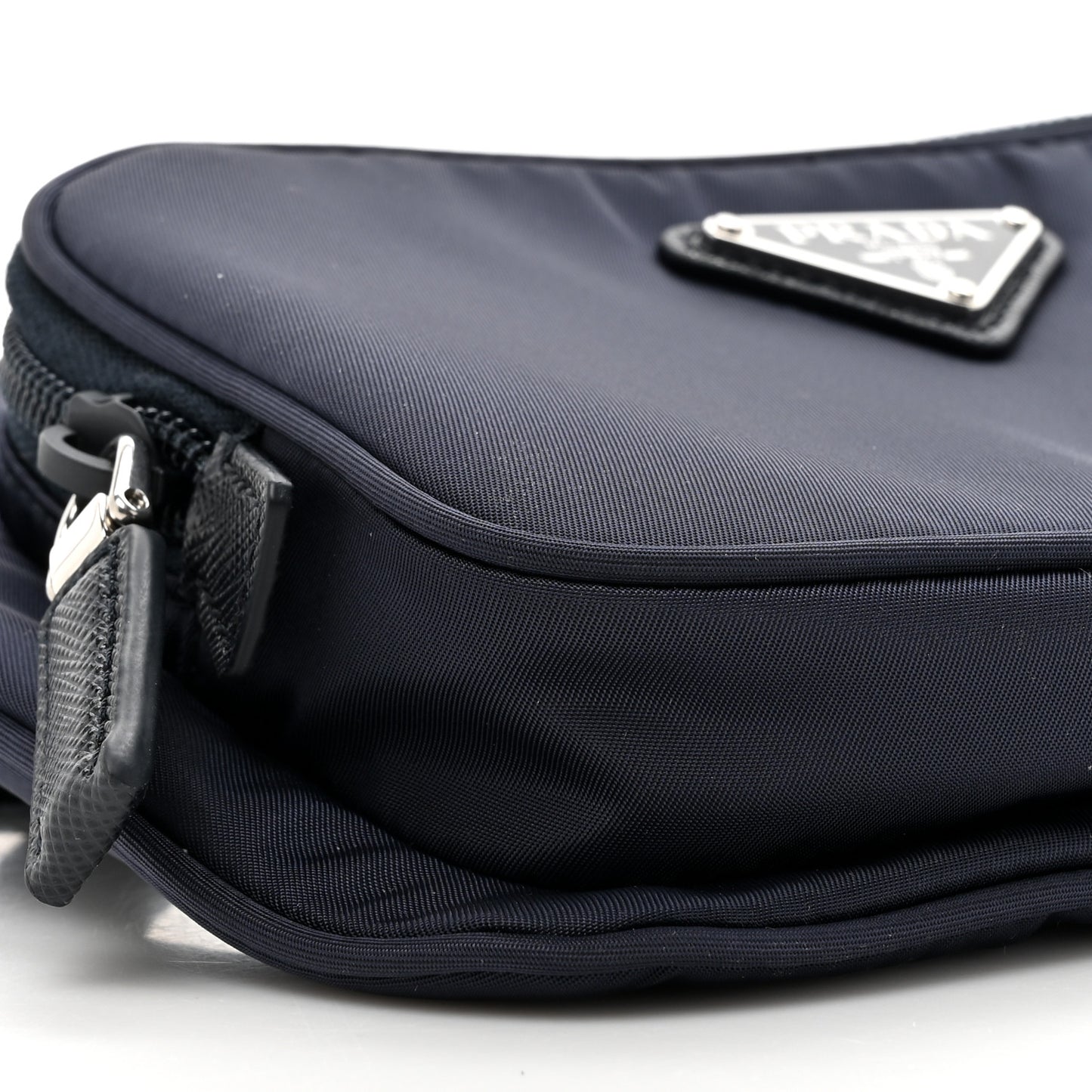 Re-Nylon Saffiano Belt Bag Navy