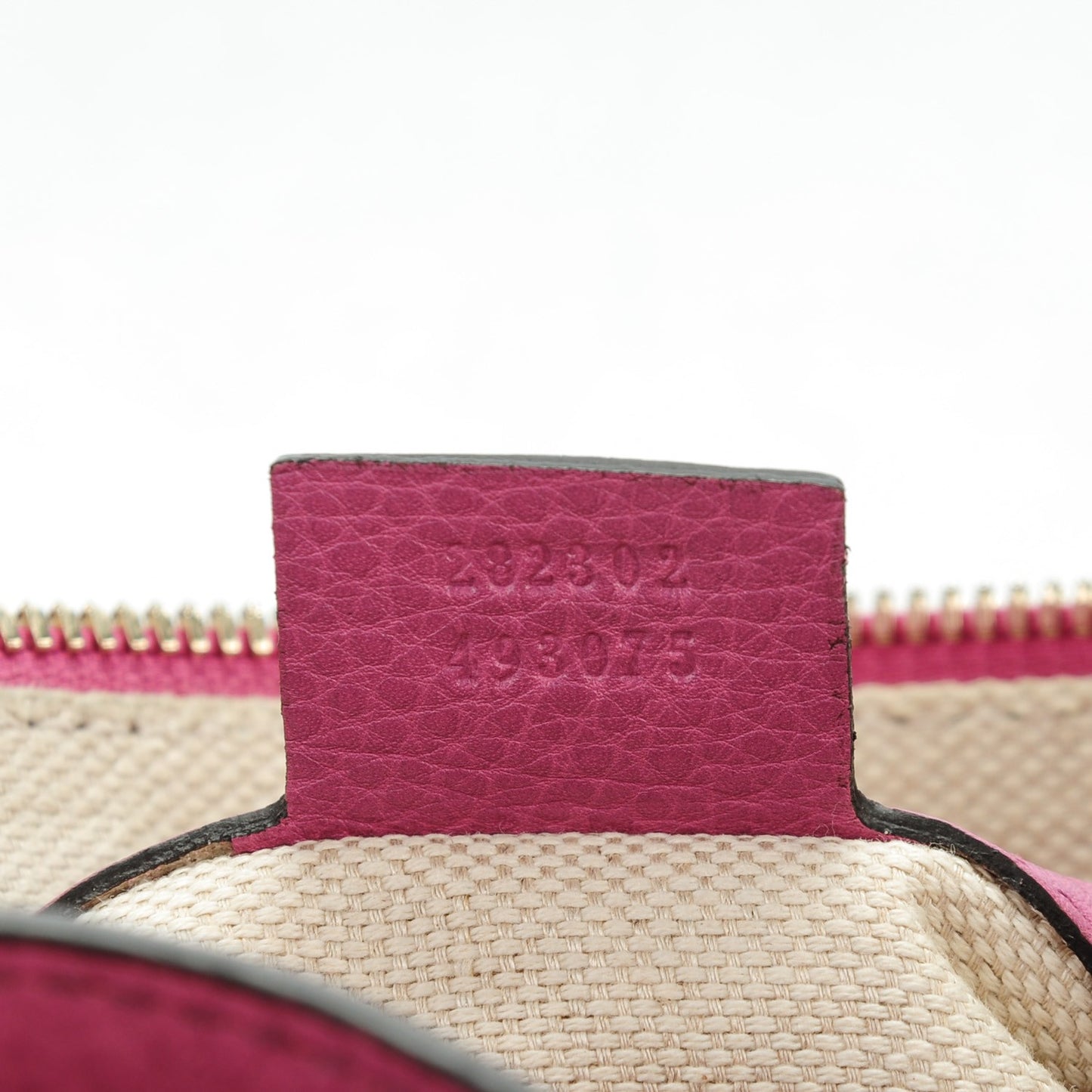 Pebbled Calfskin Medium Soho Boston Fresia Rose