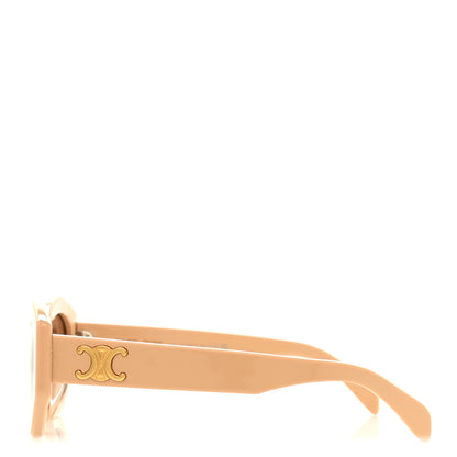 Celine Acetate Triomphe 01 Sunglasses CL 40238U Beige 3 of 7
