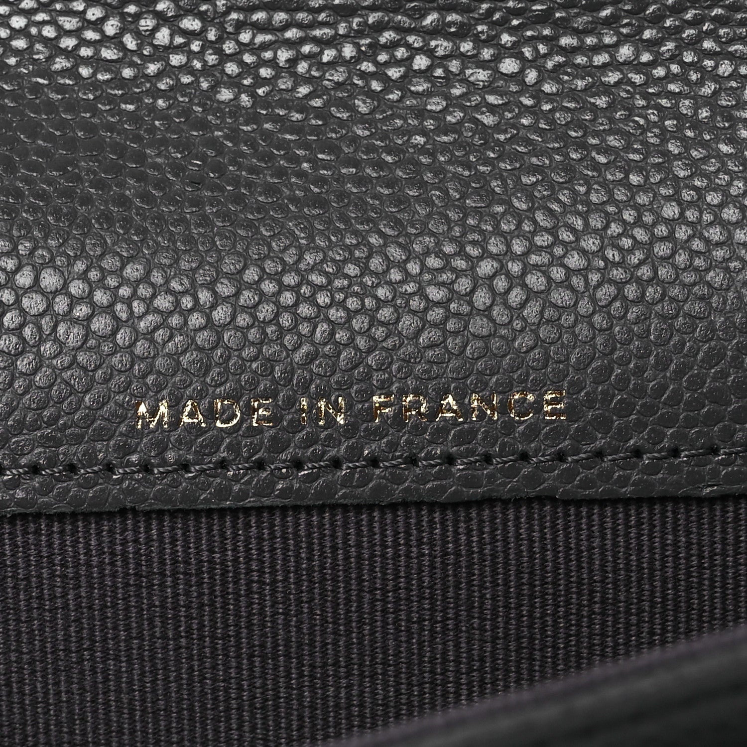 Chanel Caviar Quilted Flap Card Holder Wallet Dark Grey 7 of 9