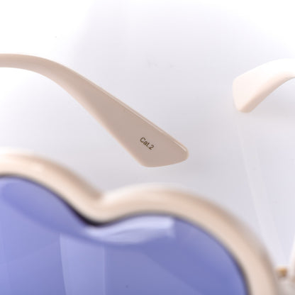 Gucci Hollywood Forever Heart Sunglasses GG0360S White 7 of 7