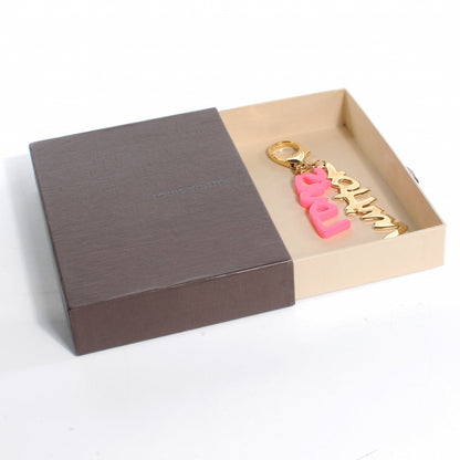 Louis Vuitton Graffiti Bag Charm Pink 5 of 5