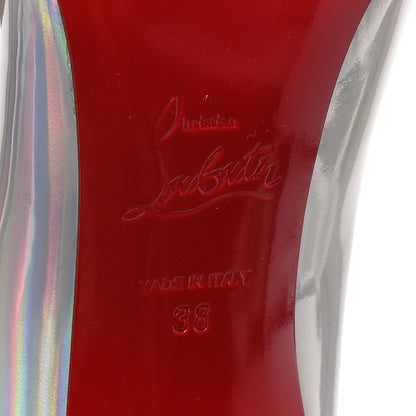 Christian Louboutin Specchio Laser Hot Chick 100 Pumps 38 Silver 8 of 8