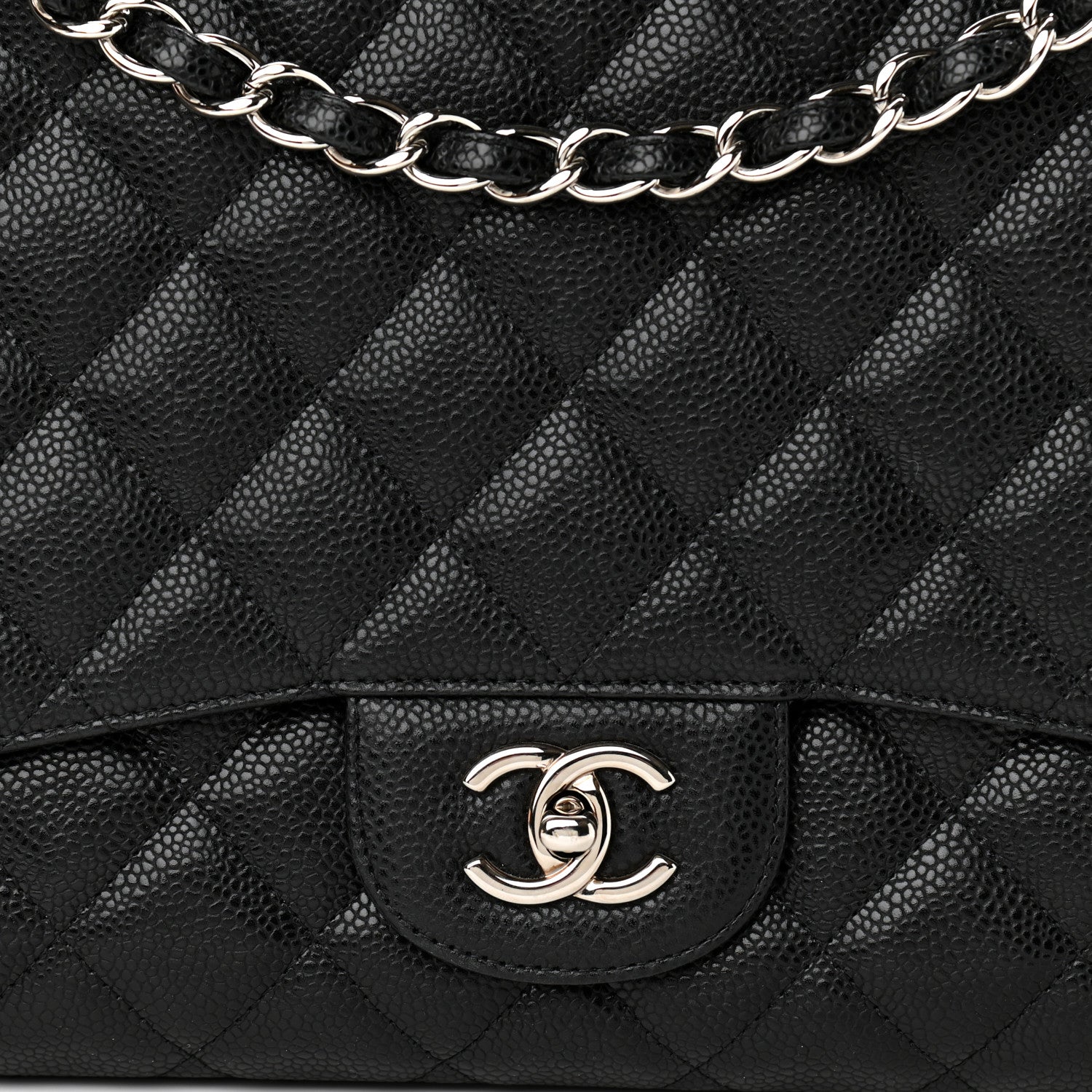 Chanel Caviar Quilted Maxi Single Flap Black 7 of 10