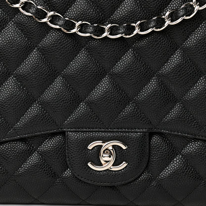 Chanel Caviar Quilted Maxi Single Flap Black 7 of 10