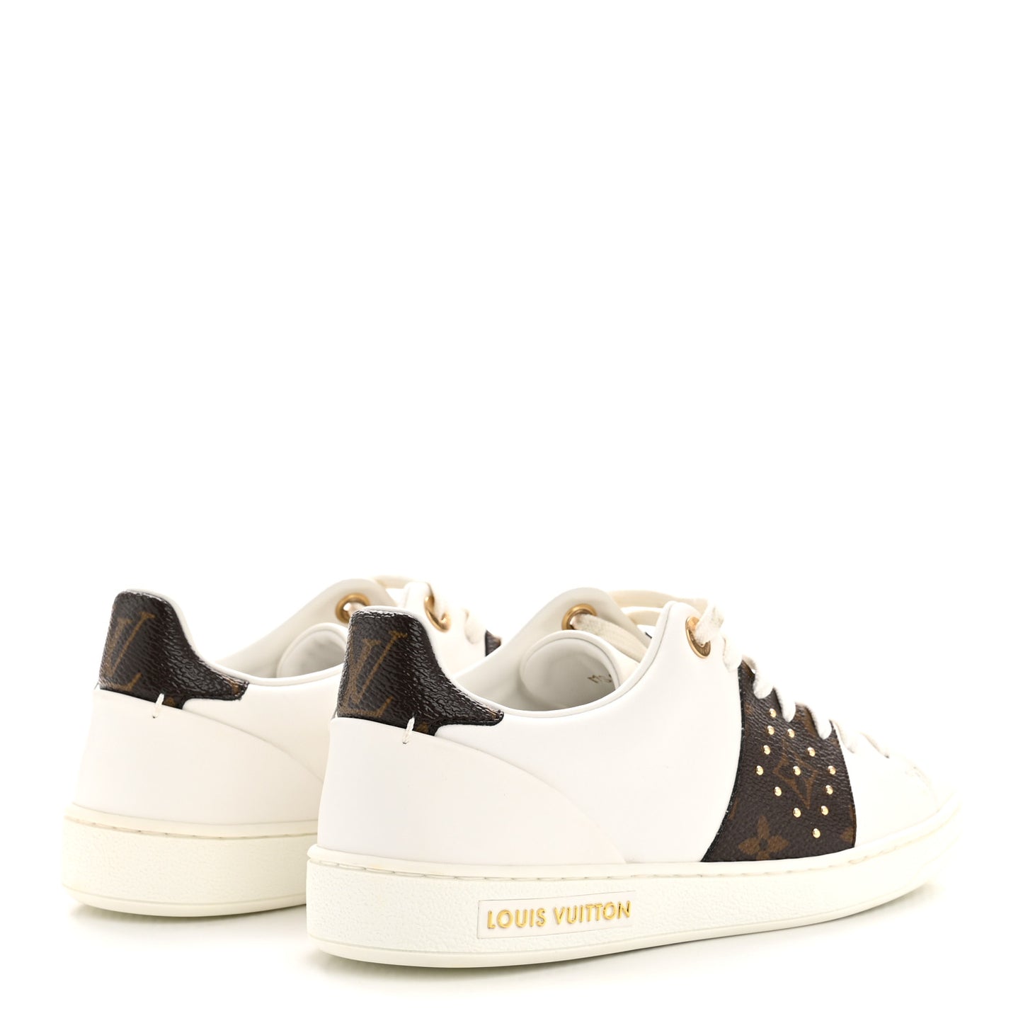 Calfskin Monogram Studded Frontrow Sneaker 36