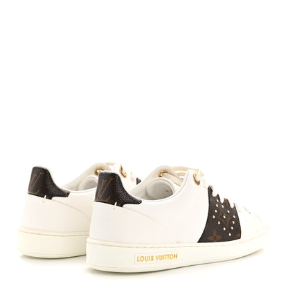 Louis Vuitton Calfskin Monogram Studded Frontrow Sneaker 36 5 of 9