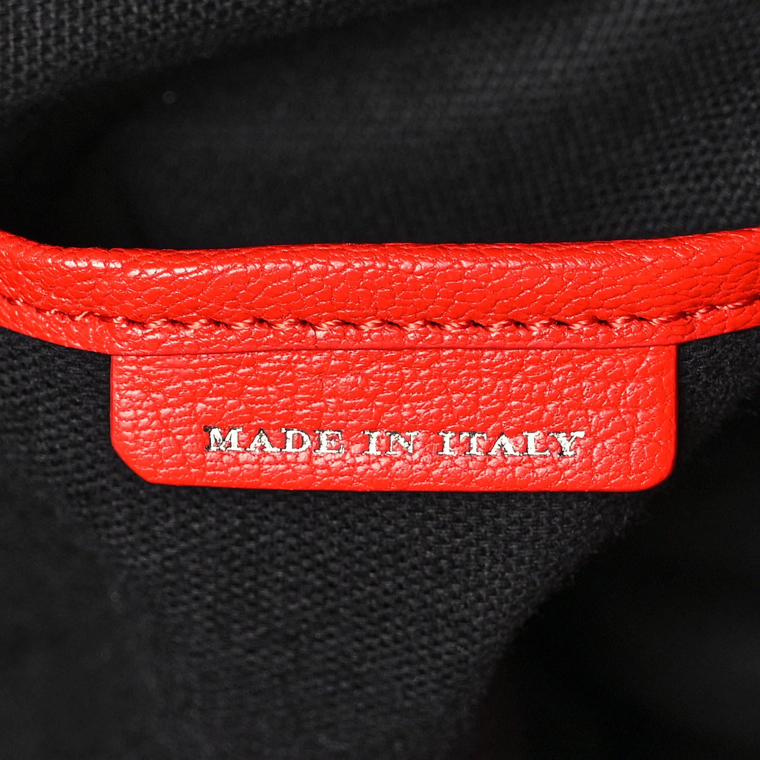 Burberry Goatskin Vintage Check Small Banner Tote Bright Red 7 of 12