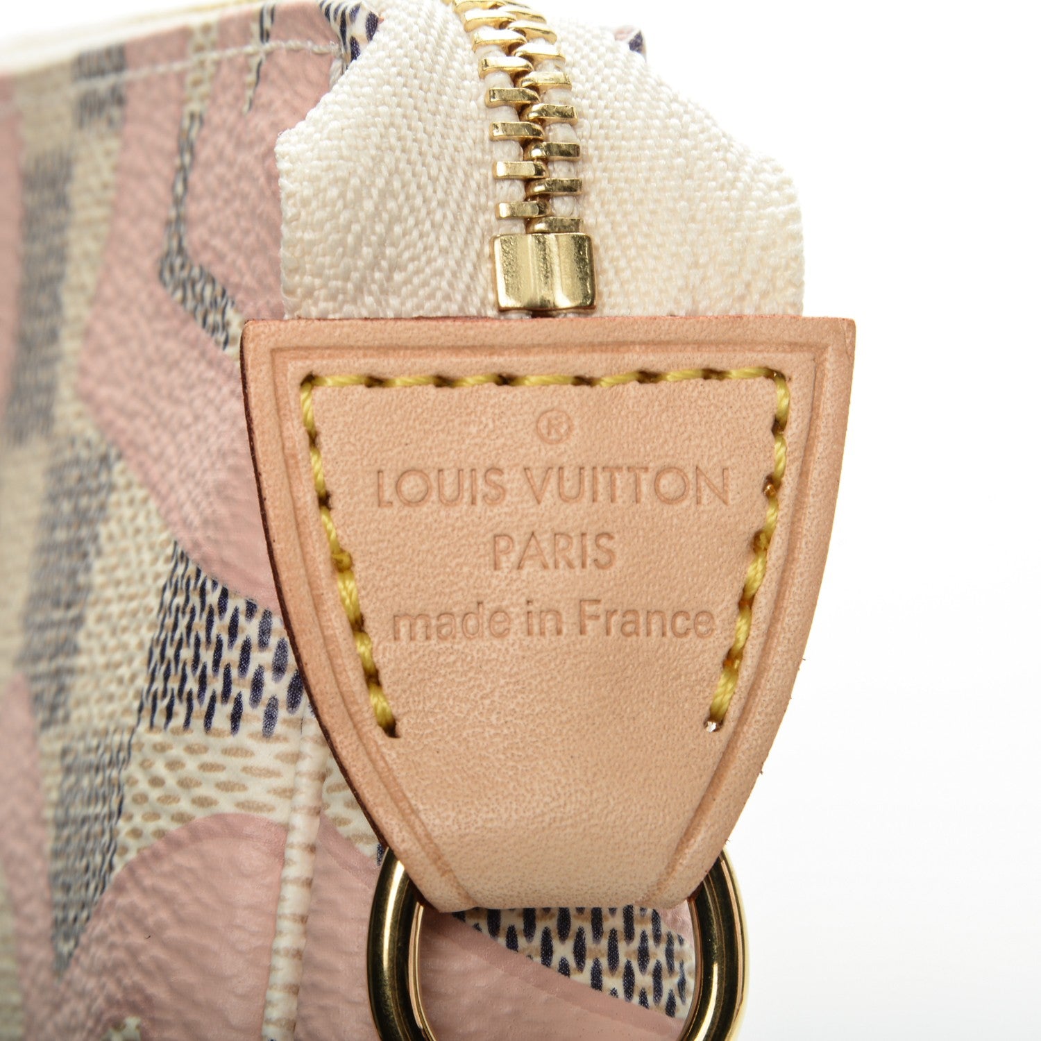 Louis Vuitton Damier Azur Tahitienne Mini Pochette Accessories 5 of 7