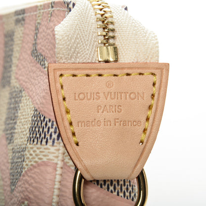 Louis Vuitton Damier Azur Tahitienne Mini Pochette Accessories 5 of 7