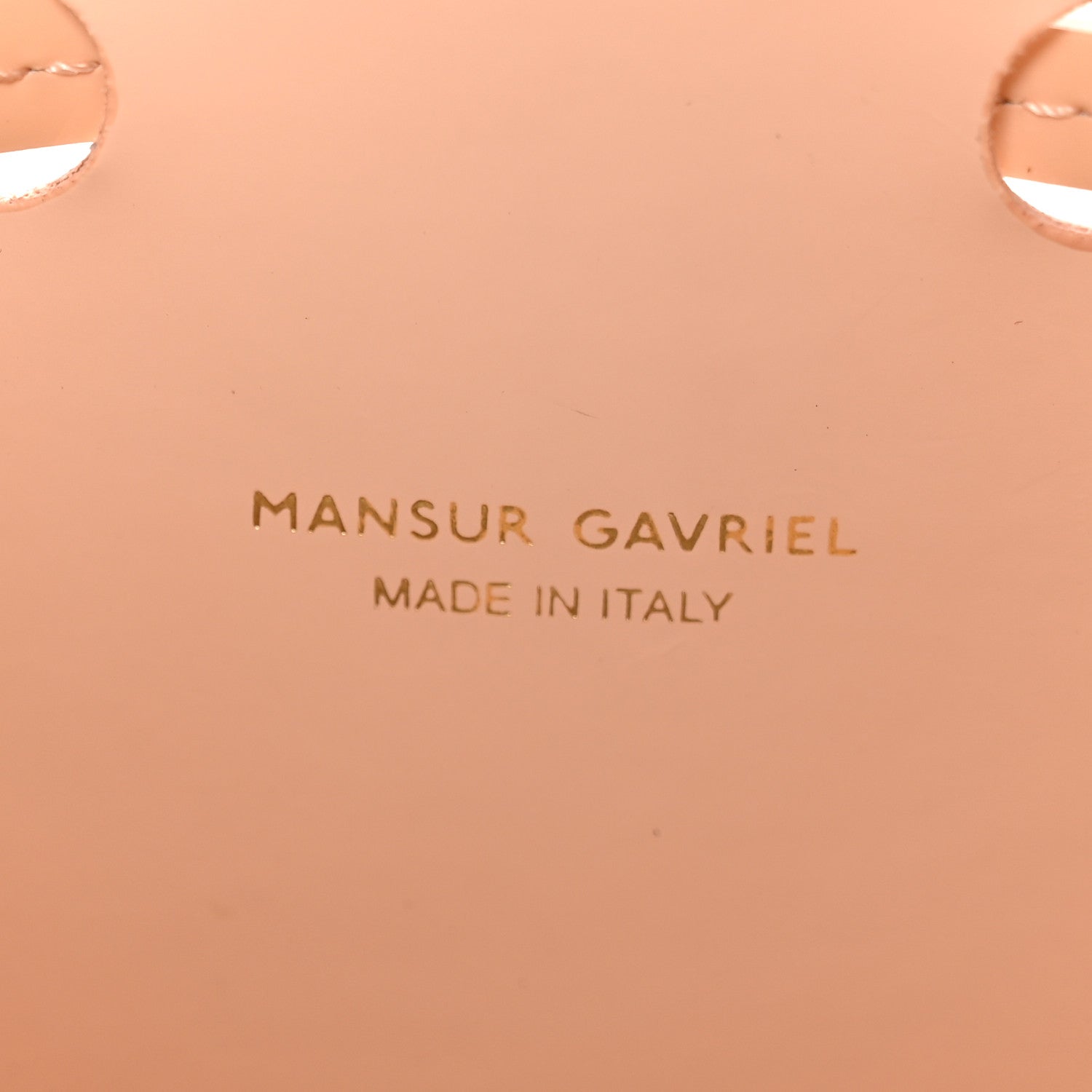 Mansur Gavriel Patent Calfskin Bucket Rosa 6 of 8