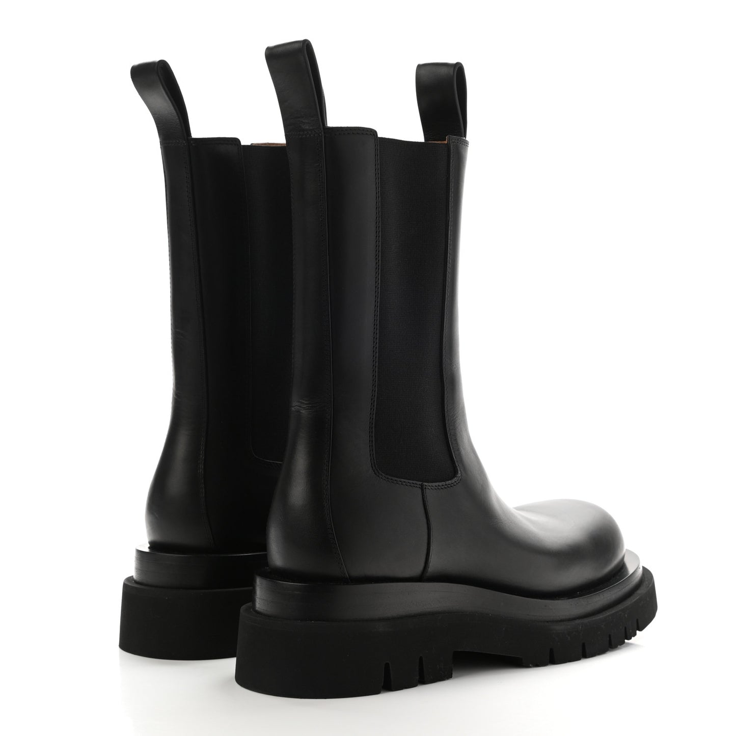 Calfskin The Lug Chelsea Boots 37.5 Black