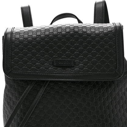 Gucci Microguccissima Drawstring Backpack Black 9 of 11