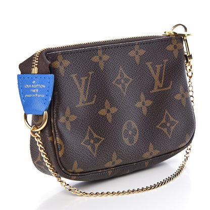 Louis Vuitton Monogram 2019 Christmas Animation Mini Venice Pochette Accessories Blue 3 of 8